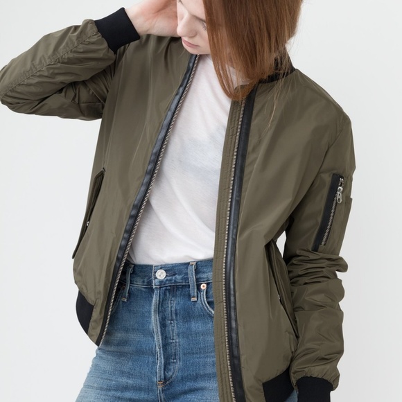 NWT MACKAGE x SAKS FIFTH VERENA LIPS BOMBER JACKET - Picture 2 of 5